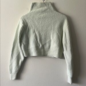 Wilfred Light Green Cowl Neck Sweater